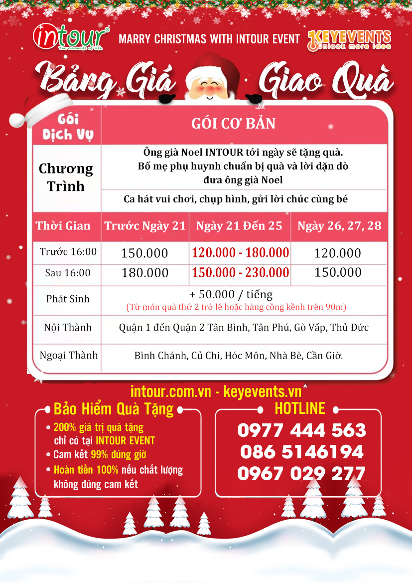 ông già noel giao quà tận nhà