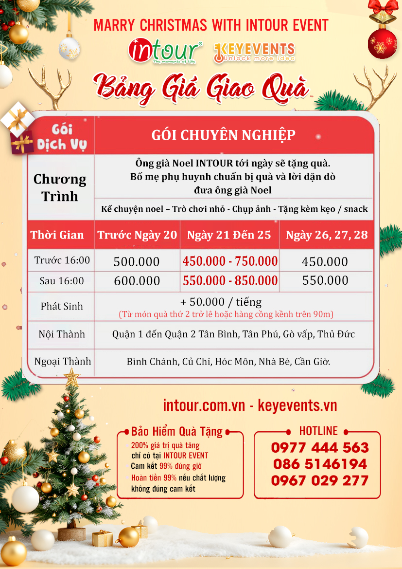 ông già noel giao quà tận nhà