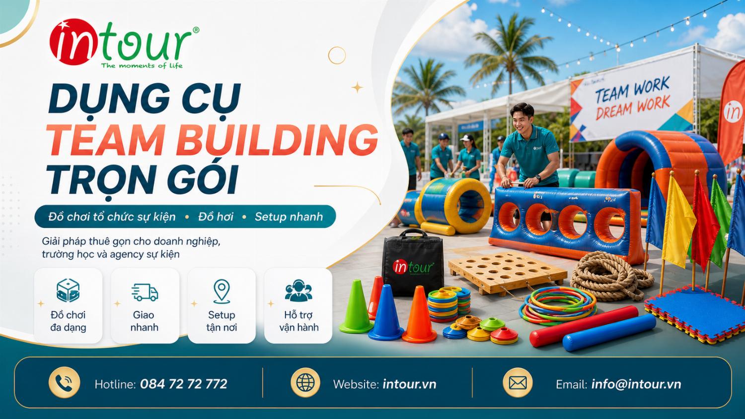 Cho thuê đồ teambuilding trọn gói