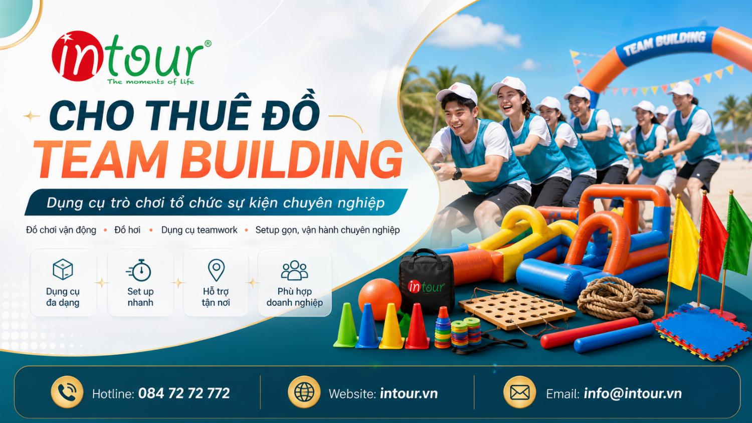 Cho thuê đồ teambuilding trọn gói