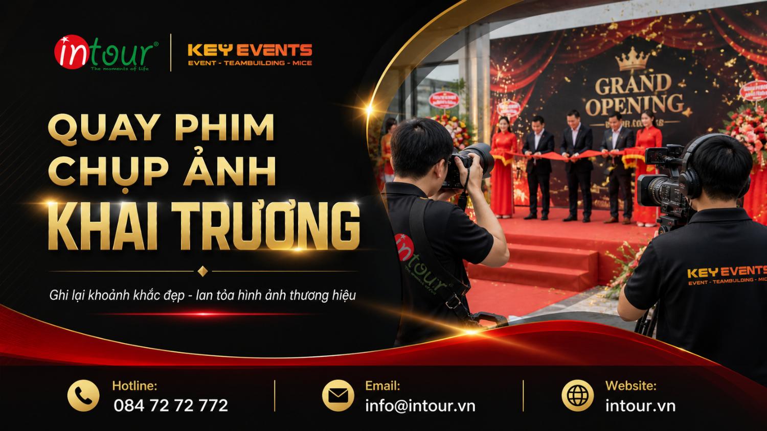 Quay Phim Chụp Ảnh Khai Trương Chuyên Nghiệp