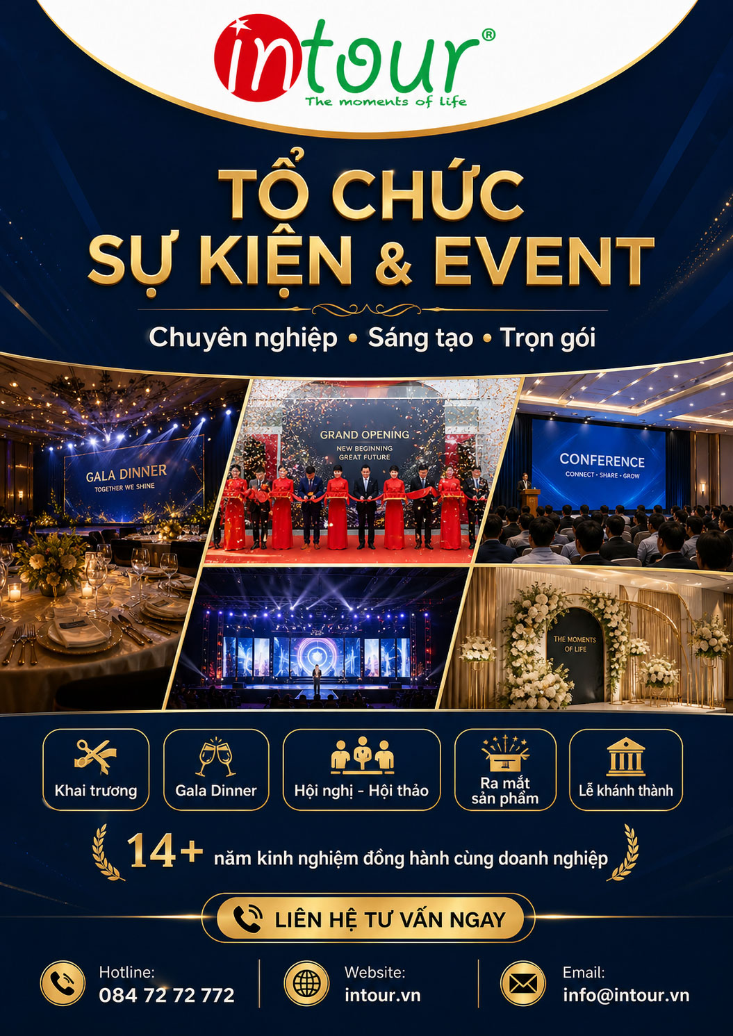 công ty tổ chức sự kiện chuyên nghiệp trọn gói
