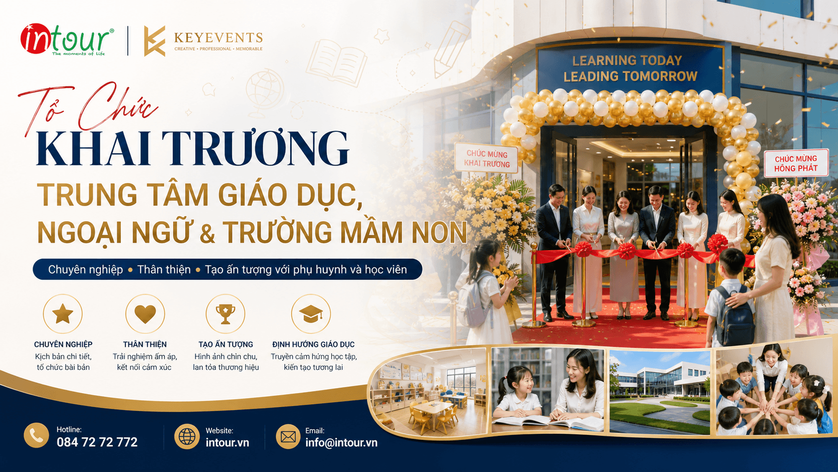 Tổ Chức Khai Trương Trung Tâm Giáo Dục, Ngoại Ngữ, Trường Mầm Non