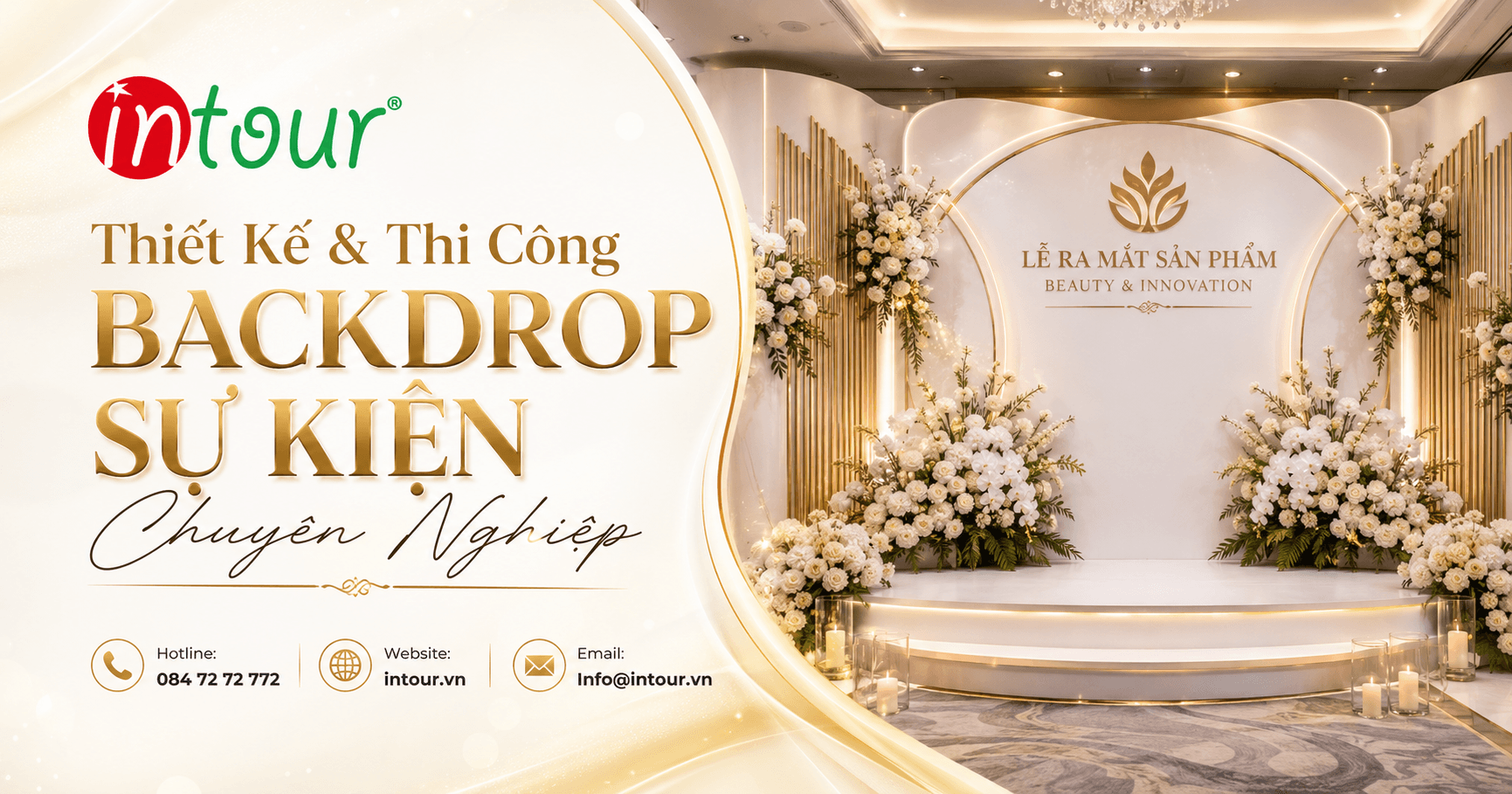 Thi Công Backdrop Sự Kiện Chuyên Nghiệp | Thiết Kế, Sản Xuất, Lắp Đặt Trọn Gói