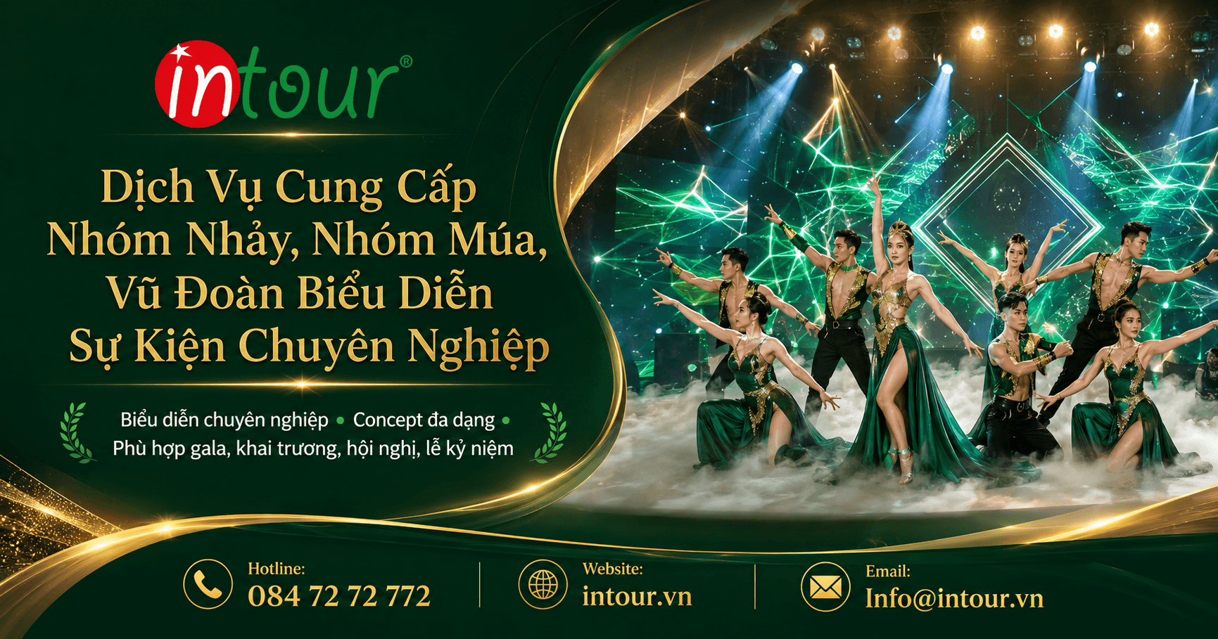  Dịch Vụ Cung Cấp Nhóm Nhảy, Nhóm Múa, Vũ Đoàn Biểu Diễn Sự Kiện Chuyên Nghiệp 