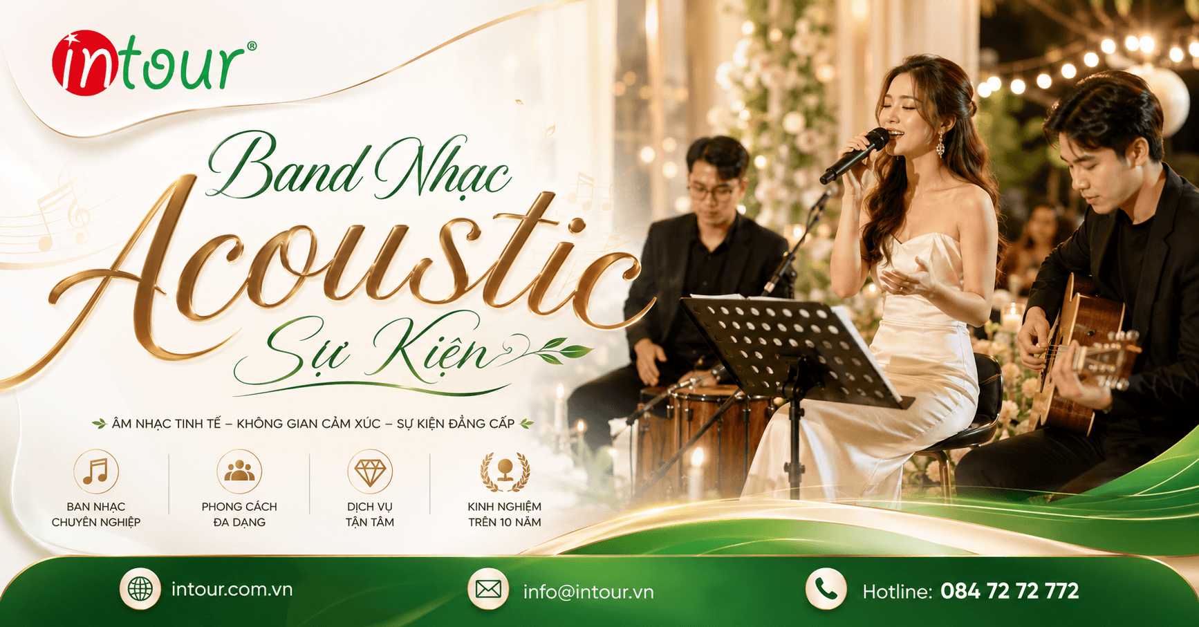Cho Thuê Band Nhạc Acoustic Sự Kiện Chuyên Nghiệp