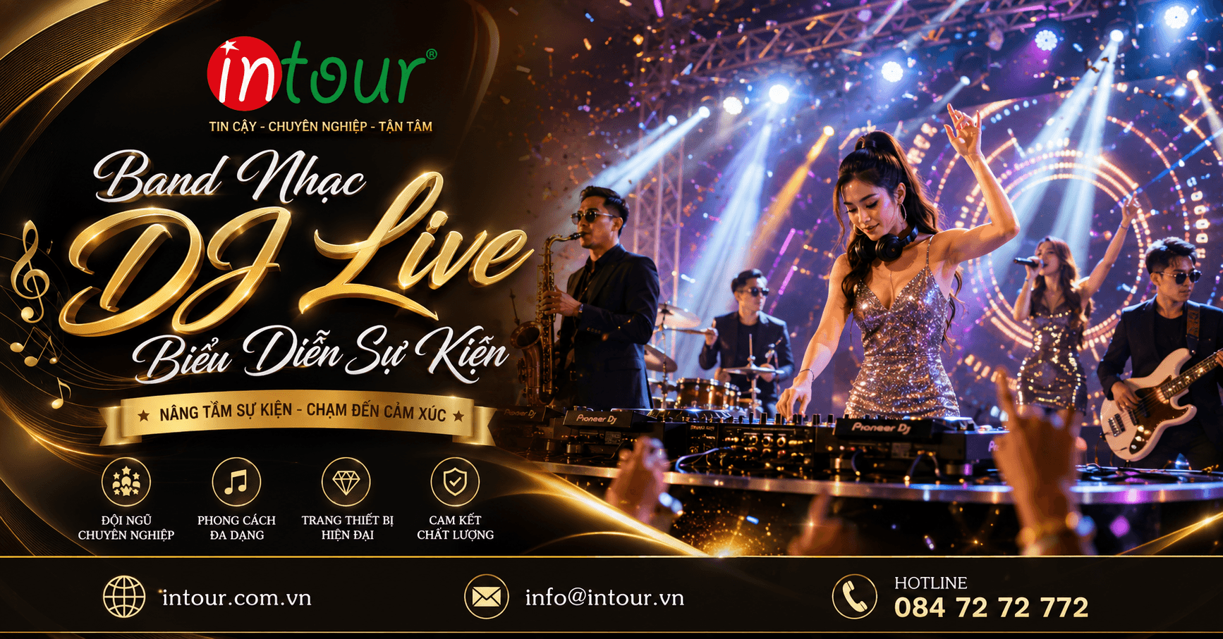 Band Nhạc DJ Live Biểu Diễn Sự Kiện