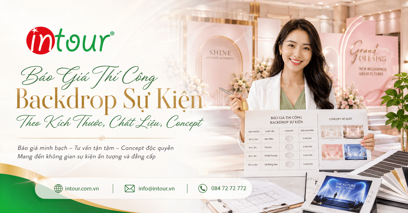 Báo Giá Thi Công Backdrop Sự Kiện Theo Kích Thước, Chất Liệu, Concept Báo Giá Thi Công Backdrop Sự Kiện Theo Kích Thước, Chất Liệu, Concept