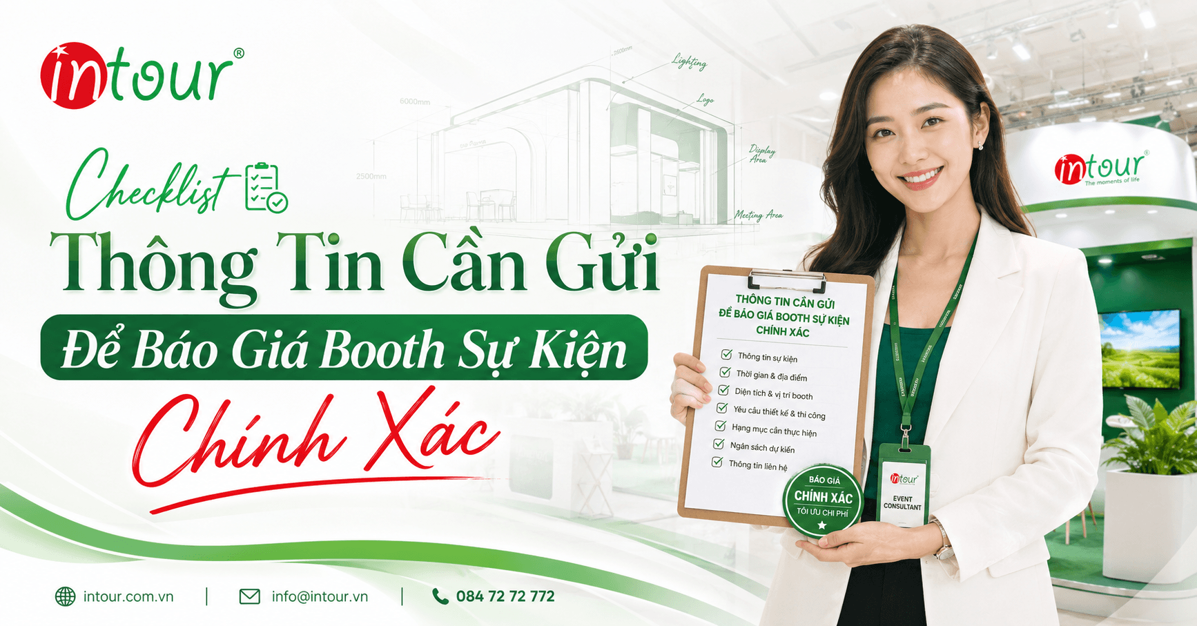 Checklist Thông Tin Cần Gửi Để Báo Giá Booth Sự Kiện Chính Xác