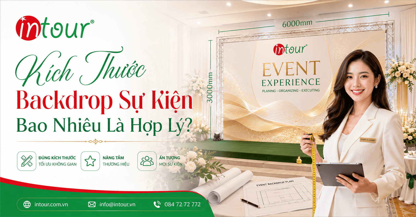 Kích Thước Backdrop Sự Kiện Bao Nhiêu Là Hợp Lý?