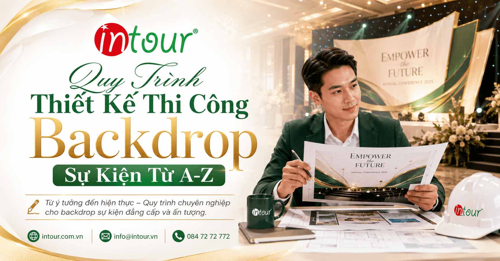 Quy Trình Thiết Kế Thi Công Backdrop Sự Kiện Từ A-Z Quy Trình Thiết Kế Thi Công Backdrop Sự Kiện Từ A-Z