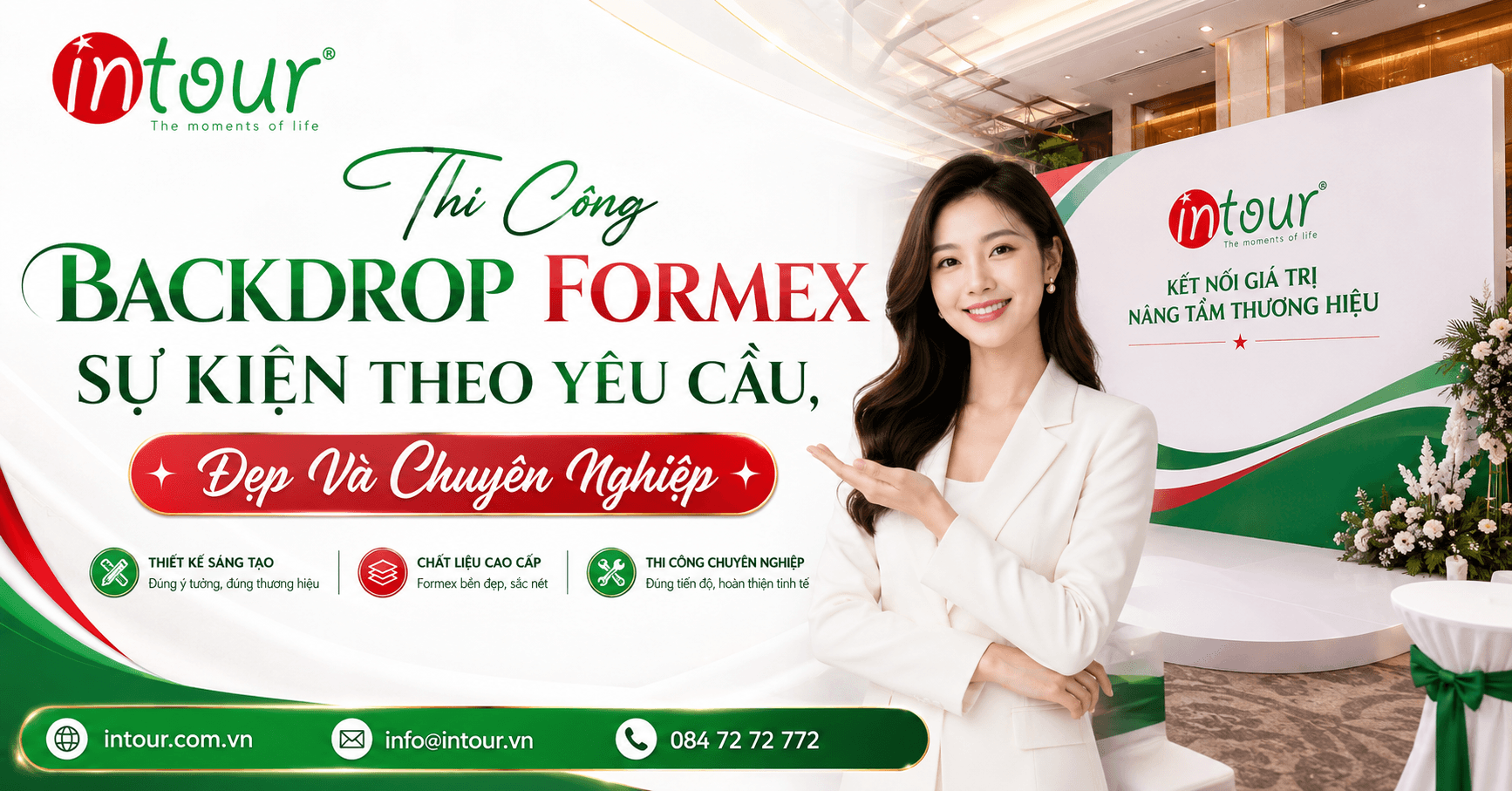 Thi Công Backdrop Formex Sự Kiện Theo Yêu Cầu, Đẹp Và Chuyên Nghiệp