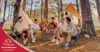 Đà Lạt Tour - Camping Chill on the Hill Đồi Cỏ Hồng 2 Ngày 1 Đêm Năm 2026