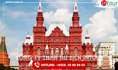 Tour Du Lịch Nga: Matxcova - St. Petersburg 7 Ngày 6 Đêm 2026