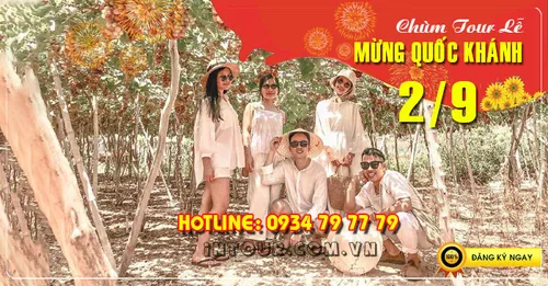 Tour Du Lịch Ninh Chữ - Vĩnh Hy 3 Ngày 2 Đêm Lễ 2/9/2026