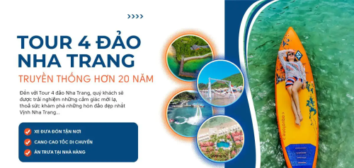 Tour 4 Đảo Nha Trang 1 Ngày