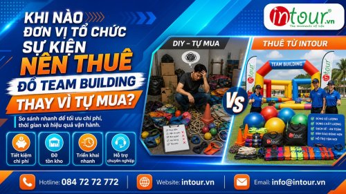 Khi Nào Đơn Vị Tổ Chức Sự Kiện Nên Thuê Đồ Team Building Thay Vì Tự Mua?