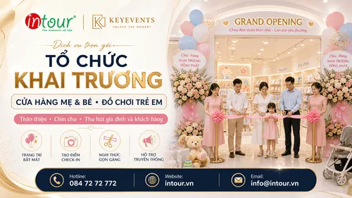 Tổ Chức Khai Trương Cửa Hàng Mẹ Và Bé, Đồ Chơi Trẻ Em