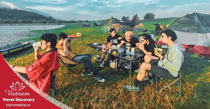 Tour Cắm Trại & Câu Cá Hồ Dầu Tiếng Tây Ninh 2 Ngày 1 Đêm 2026