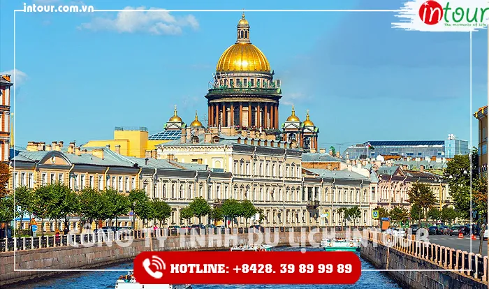 Tour Du Lịch Nga: Matxcova - St Petersburg 8 Ngày 7 Đêm 2026