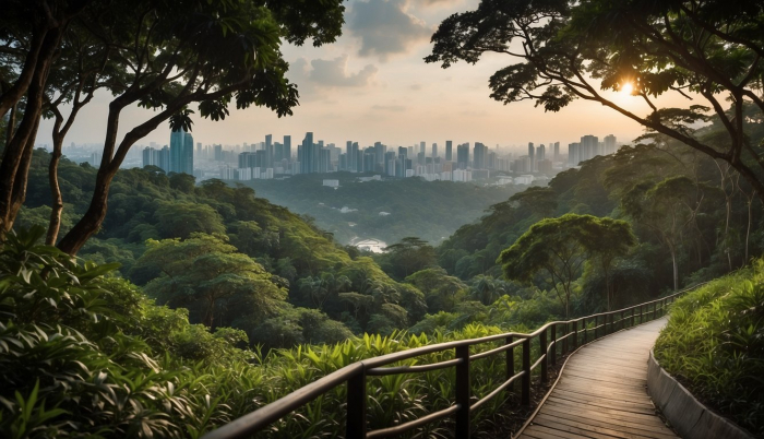 Khu Rừng Cổ Tích Ở Bukit Timah Singapore