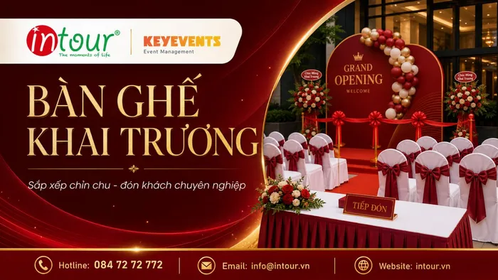 Bàn Ghế Khai Trương: Cách Chọn Và Bố Trí Phù Hợp
