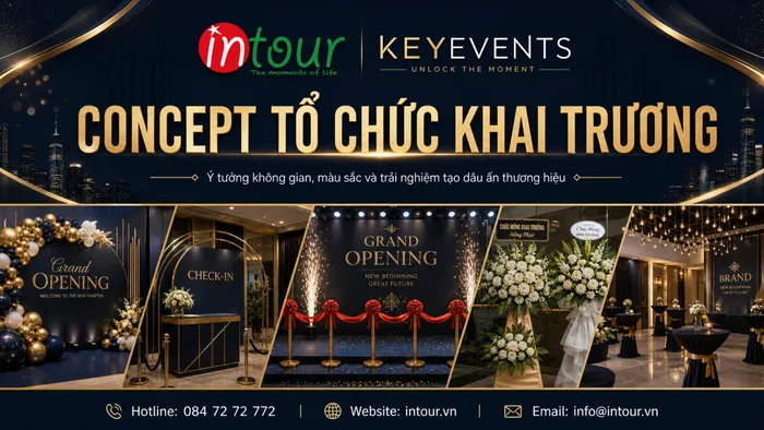 Concept Tổ Chức Khai Trương Ấn Tượng Cho Cửa Hàng, Công Ty