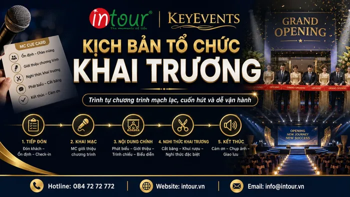 Kịch Bản Tổ Chức Khai Trương Cửa Hàng, Công Ty Chi Tiết