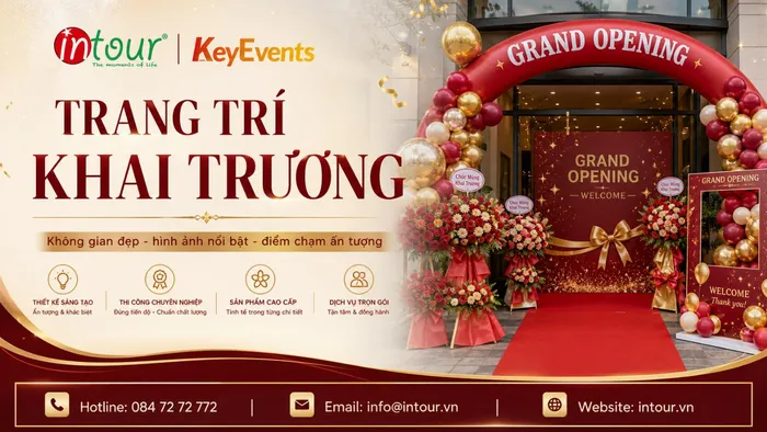 Trang Trí Khai Trương Cửa Hàng, Công Ty, Showroom