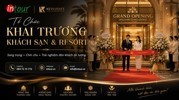 Tổ Chức Khai Trương Khách Sạn, Resort Trọn Gói