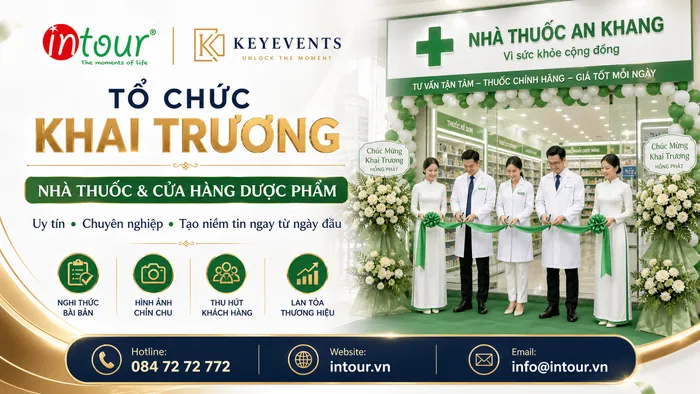 Tổ Chức Khai Trương Nhà Thuốc, Cửa Hàng Dược Phẩm Trọn Gói