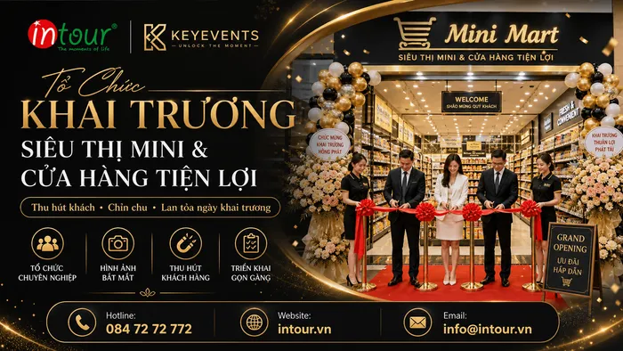 Tổ Chức Khai Trương Siêu Thị Mini, Cửa Hàng Tiện Lợi Trọn Gói