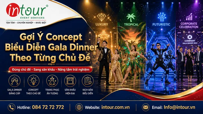 Gợi Ý Concept Biểu Diễn Gala Dinner Theo Từng Chủ Đề