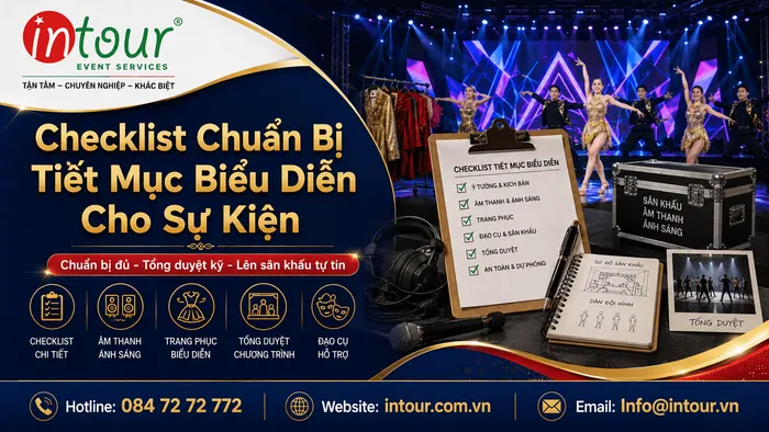 Checklist Chuẩn Bị Tiết Mục Biểu Diễn Cho Sự Kiện Từ A–Z