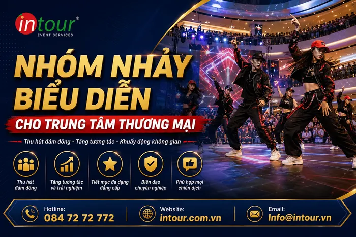 Nhóm Nhảy Biểu Diễn Cho Trung Tâm Thương Mại