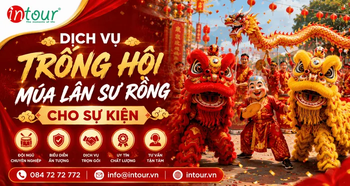 Dịch Vụ Trống Hội Múa Lân Sư Rồng Cho Sự Kiện