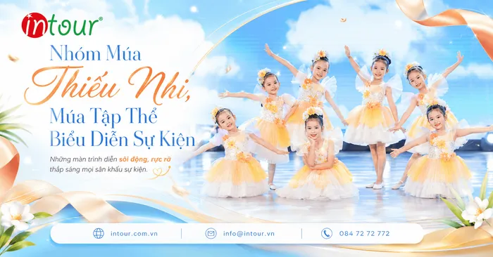 Thuê Nhóm Múa Thiếu Nhi, Múa Tập Thể Biểu Diễn Sự Kiện