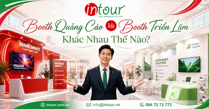 Booth Quảng Cáo Và Booth Triển Lãm Khác Nhau Thế Nào?