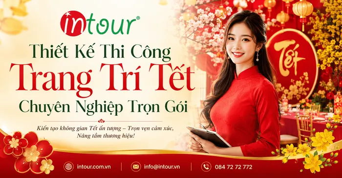 Thiết Kế Thi Công Trang Trí Tết Chuyên Nghiệp Trọn Gói